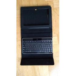 PU-Etui Map Afneembaar Bluetooth QWERTY bord iPad 10 inch