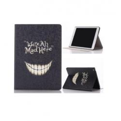 iPad Air 2 hoes leer hoesje case were - We're All Mad Here