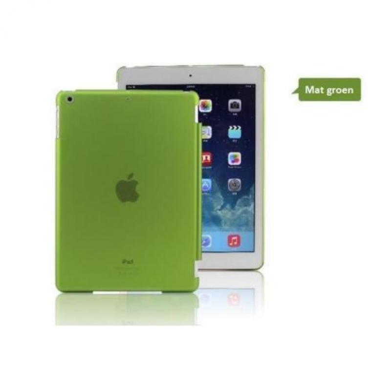 iPad Air 2 achterkant hoes hoesje case Doorzichtig - Groen