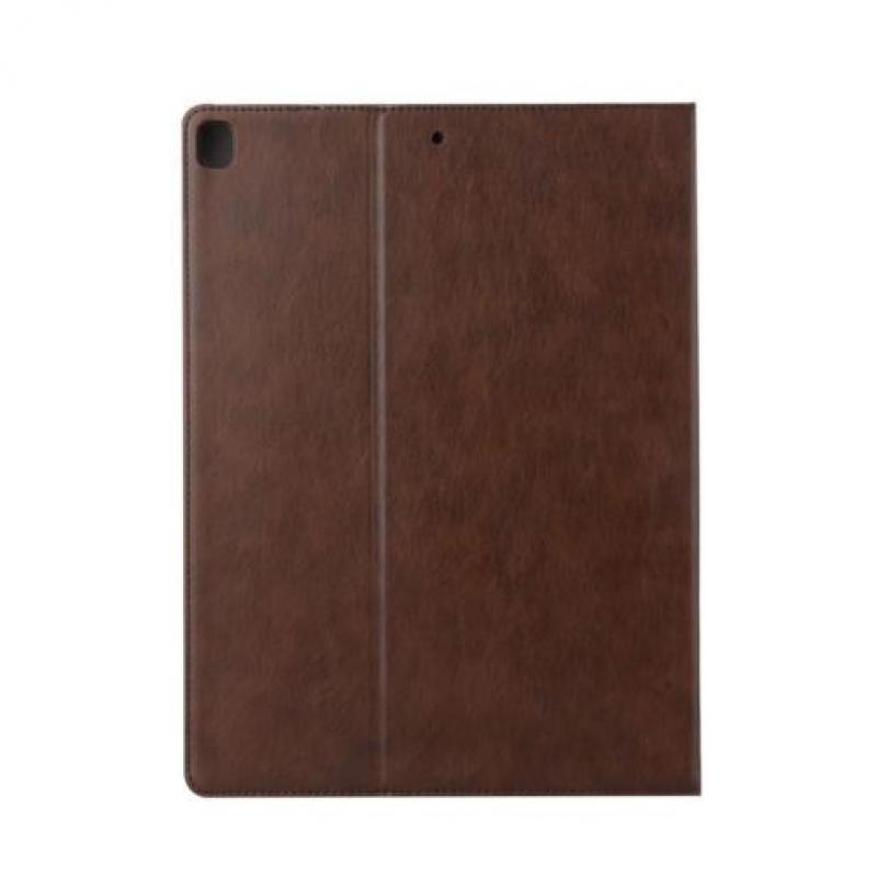 Leather style folio book case bruin iPad Pro 12.9" 2 (2017)