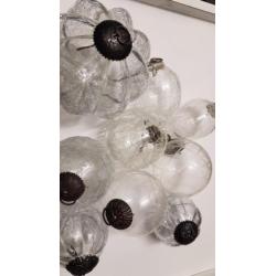 Kerst brocante glazen kerst ballen