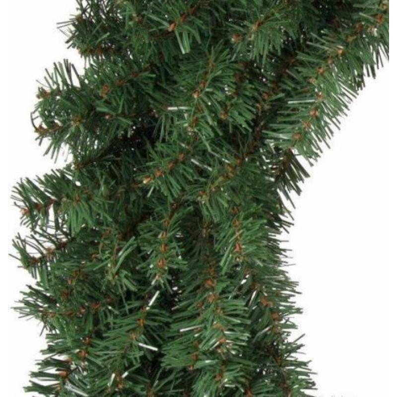 1x Dakota krans groen - Diameter 90cm - Dikte 10 cm - Kerst