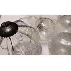 Kerst brocante glazen kerst ballen