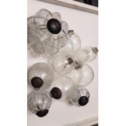 Kerst brocante glazen kerst ballen
