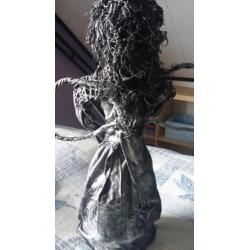 Handgemaakte kerstengel 47 cm