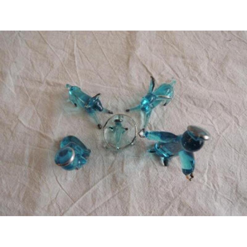 Kerst Groepje van Blauw Glas