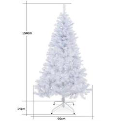 Kerstboom, kunstboom, kerst, 150 cm, Wit