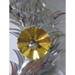 Vintage oud kerstversiering kaarsenkrans kerstkrans kerstbal