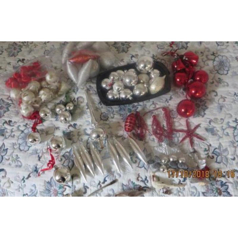 Brocante kerstballen