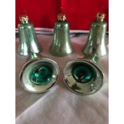 Antieke kerstdecoratie, mintgroen