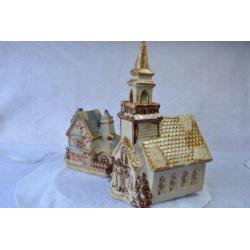 Kerstdorp Kerk met Huis