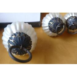 Kerst ballen in originele doos zilver Kugel