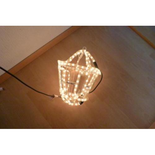 kerstklok - kerstverlichting - lichtslang