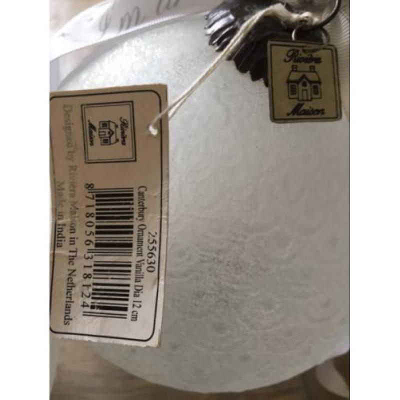 2 glazen xxl ballen van Rivièra maison