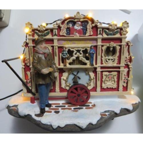 Voor bij het Kerstdorp Authentiek Draaiorgel met muziek