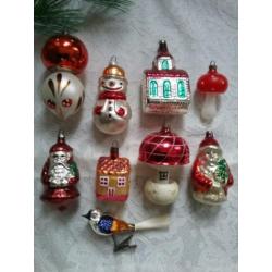 Oude kerstballen kerst figuren kerstversiering kerst bal