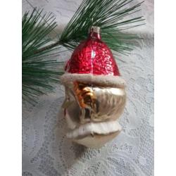 Oude kerstbal clown/pierrot kerst figuur kerstversiering