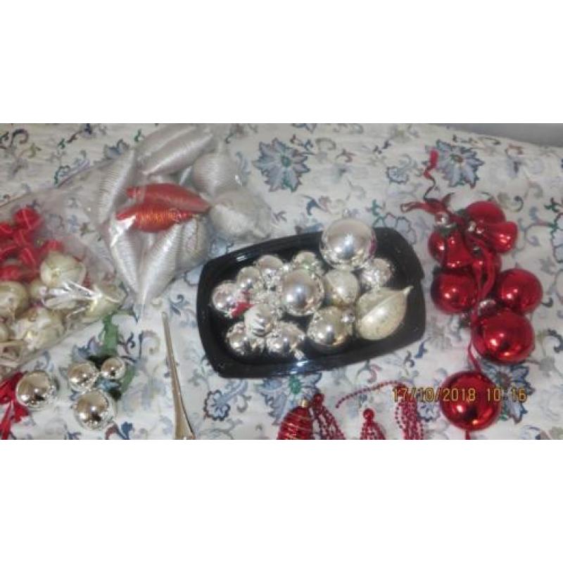 Brocante kerstballen