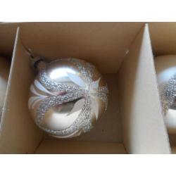 Doosje met 8 oude kerstballen [4]