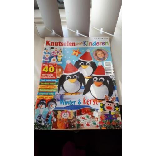 Kerst tijdschriften knutselen met kinderen.