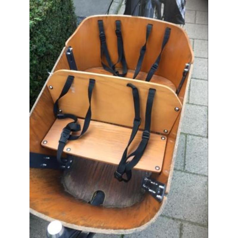 Babboe city 4-zits bakfiets hout.