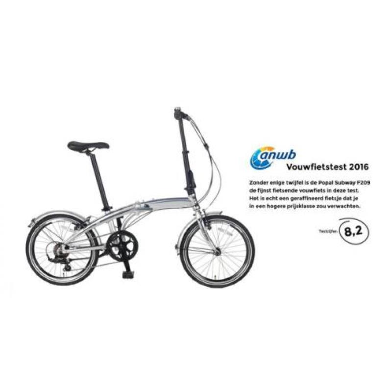 ALLUMINIUMvouwfietsen 20 inch 6 versn merk Popal EDE * Anwb*