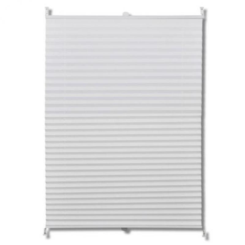 vidaXL Plisséjaloezie 60x150 cm wit