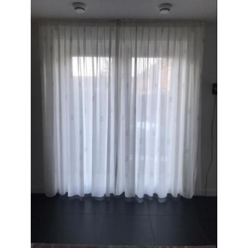 Mooie inbetweens wit/licht grijs patroontje
