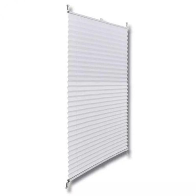 vidaXL Plisséjaloezie 60x150 cm wit