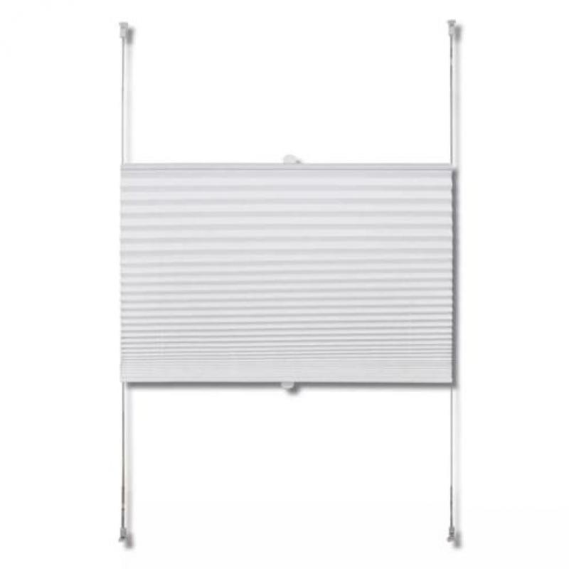vidaXL Plisséjaloezie 60x150 cm wit