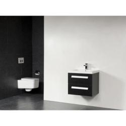Saniclass Foggia badmeubelset 80cm 1 kraangat black wood
