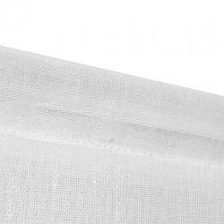 vidaXL 2 Keukenvitrages linnenachtig 60 x 160 cm wit