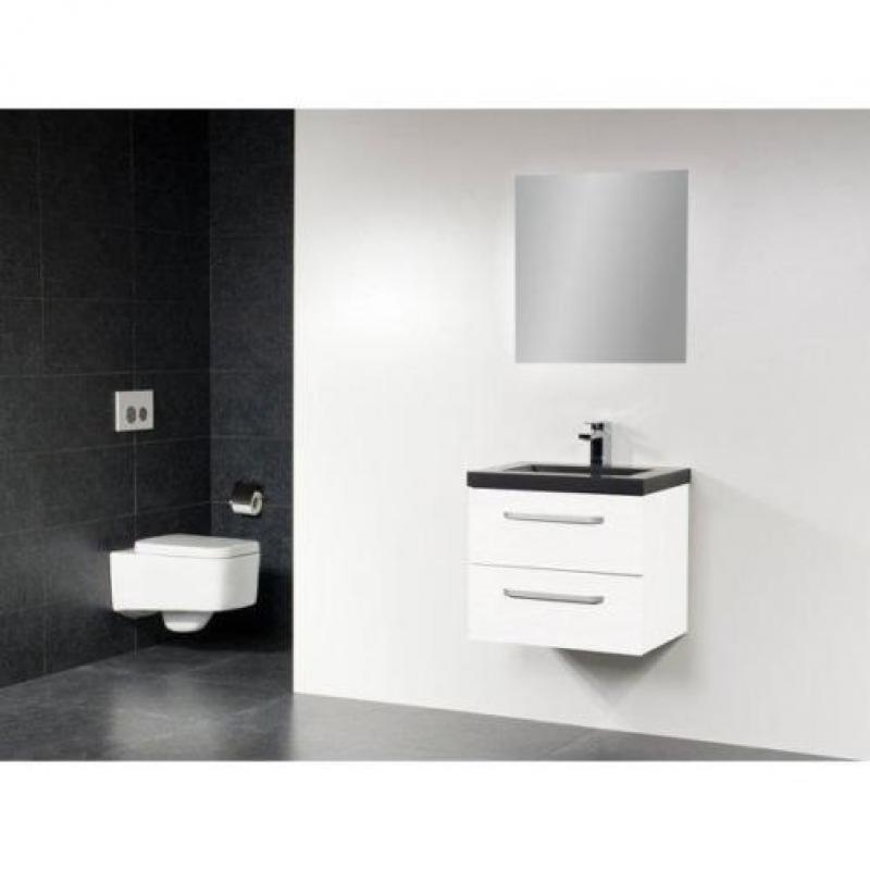 Saniclass Corestone 13 badmeubelset 80cm Wit 1 kraangat