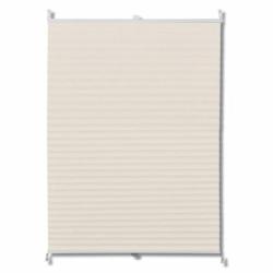 vidaXL Plissé rolgordijn 70x150cm creme