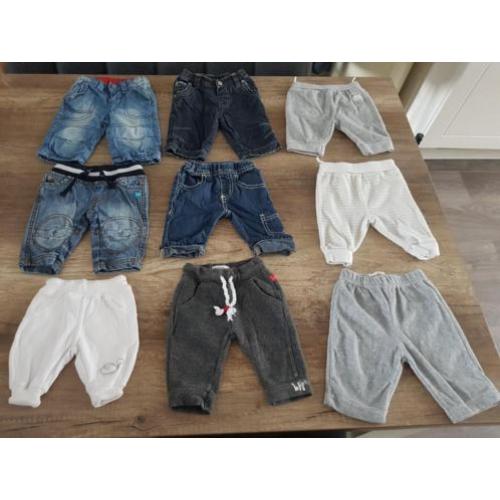 Groot pakket baby jongens kleding maat 50/56 totaal 66 stuks