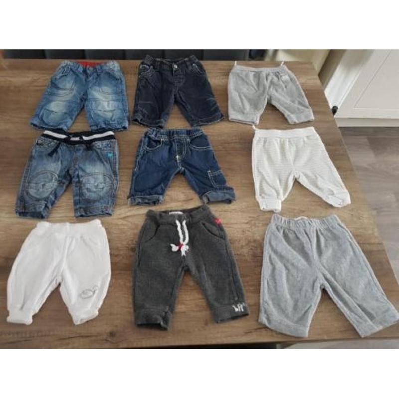 Groot pakket baby jongens kleding maat 50/56 totaal 66 stuks