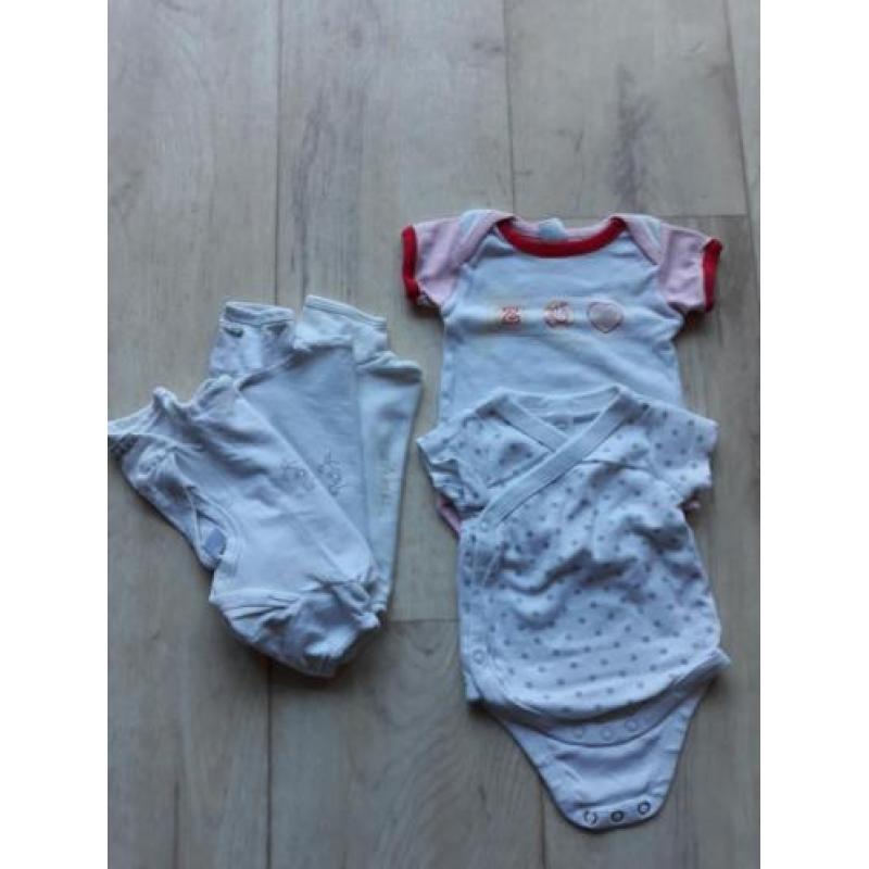 Pakket babykleding meisje maat 50-56