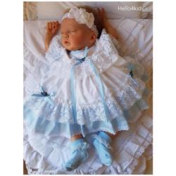50 baby poncho cape vestje new born voor doop