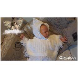 50 baby poncho cape vestje new born voor doop