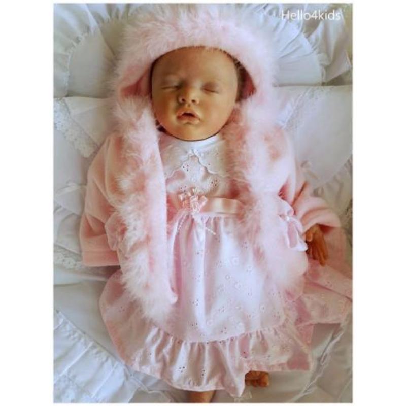50 baby poncho cape vestje new born voor doop