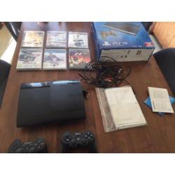 Sony PlayStation 3 + spellen +2 controllers