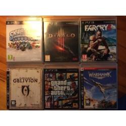 Playstaytion 3 60gb, 2controllers, afstandbediening, spellen