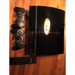 Playstaytion 3 60gb, 2controllers, afstandbediening, spellen