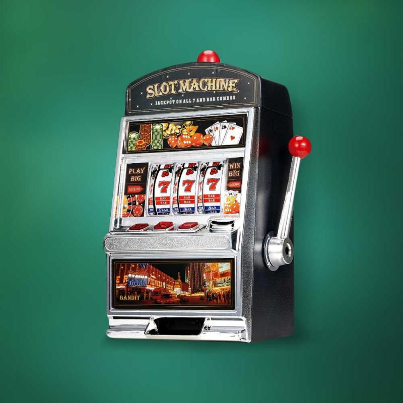 Gokkast Spaarpot - Grote Speelautomaat - 36 cm - Slotmachine - Grote Spaarpot
