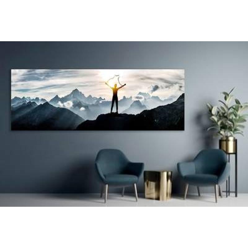 Aluminium foto 12x24 cm