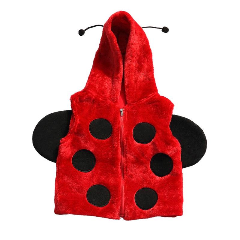Lieveheersbeestje bodywarmer voor kids