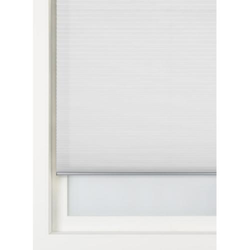 HEMA Plissé Dubbel Lichtdoorlatend / Witte Achterzijde 32 Mm Lichtgrijs (lichtgrijs)