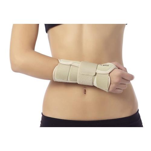 Teyder Neopreen Polsbrace - M - Rechts - Beige